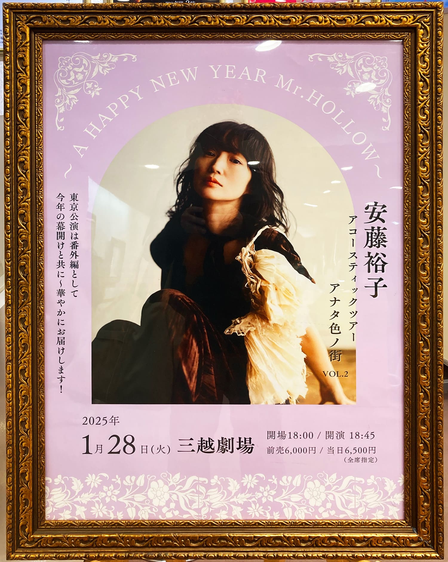 安藤裕子 アコースティックツアー『アナタ色ノ街 vol.2』番外編 ～ A HAPPY NEW YEAR Mr.HOLLOW 〜