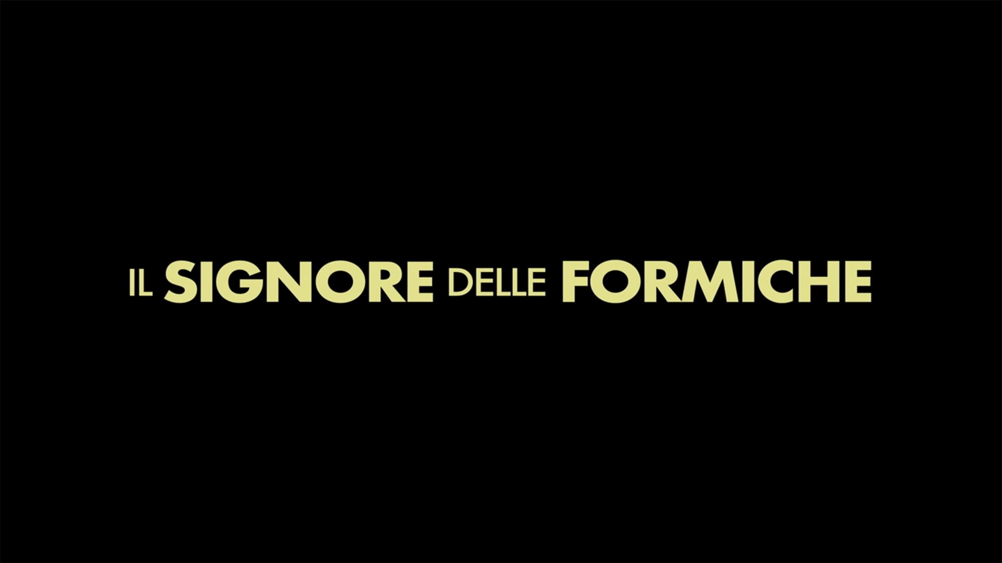 蟻の王 Il Signore Delle Formiche