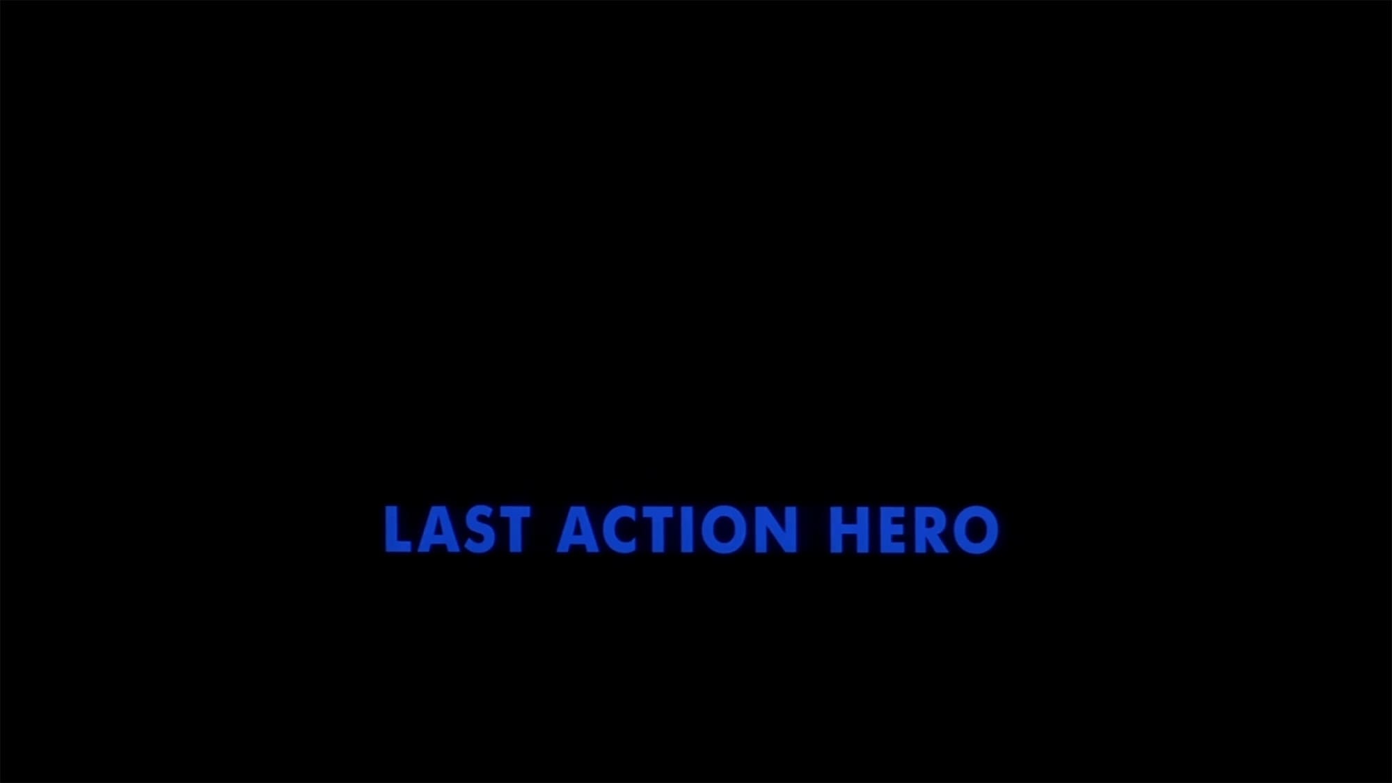 ラスト・アクション・ヒーロー Last Action Hero