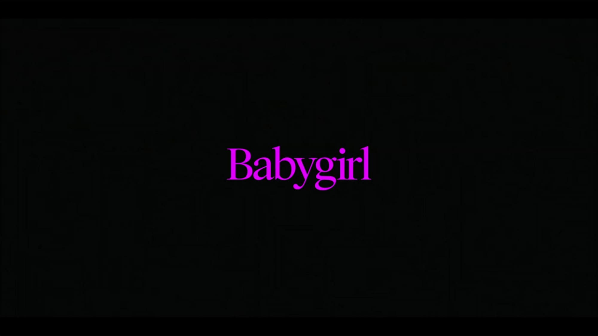 ベイビーガール Babygirl