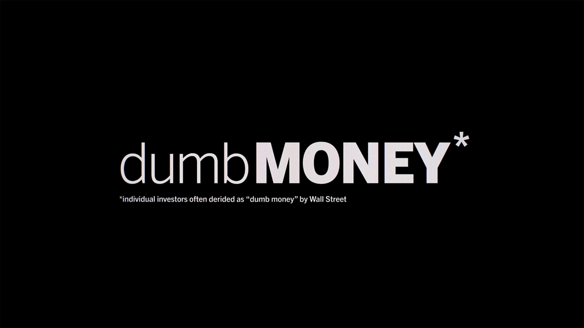 ダム・マネー ウォール街を狙え！ Dumb Money
