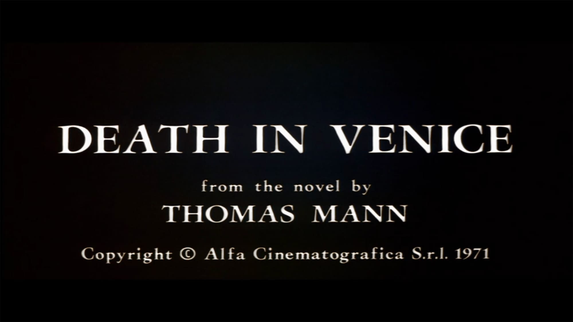 ベニスに死す Death in Venice