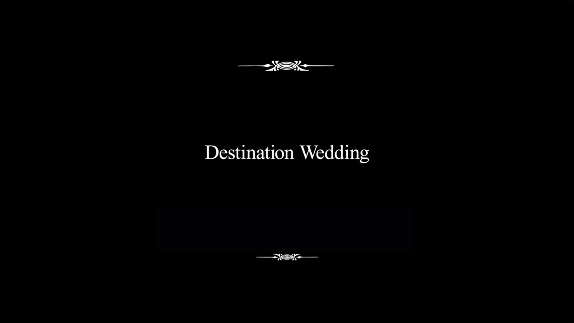 おとなの恋は、まわり道 Destination Wedding