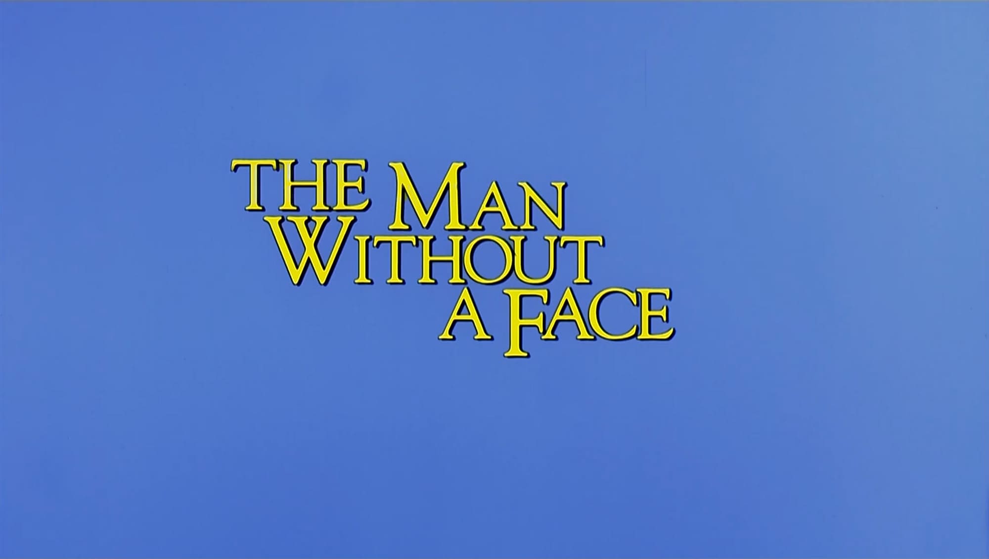顔のない天使 The Man without a Face