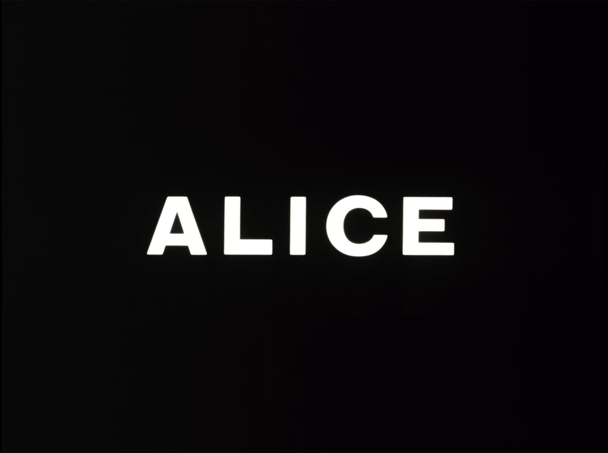 アリス Něco z Alenky Alice