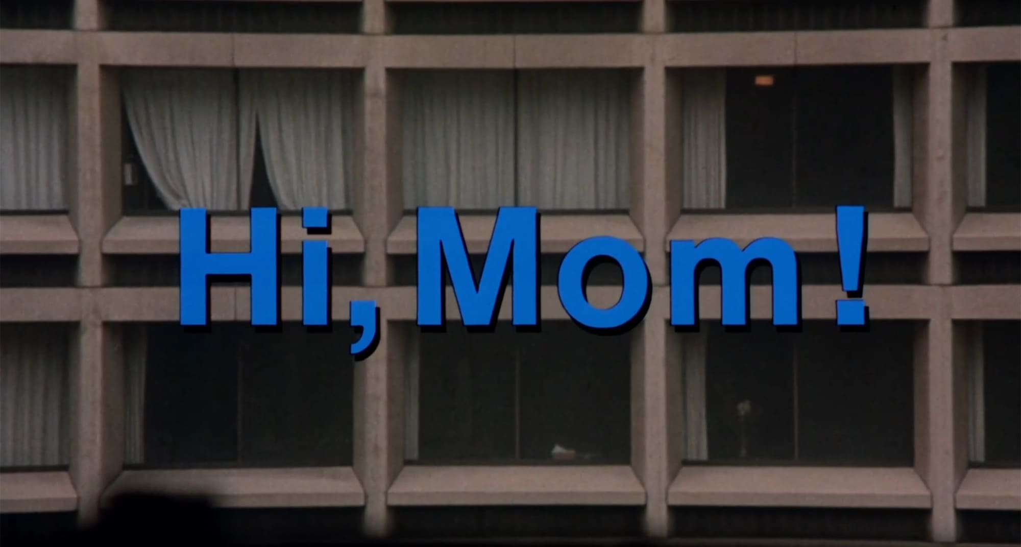 ロバート・デ・ニーロのブルーマンハッタン BLUE MANHATTAN I・哀愁の摩天楼 Hi, Mom!