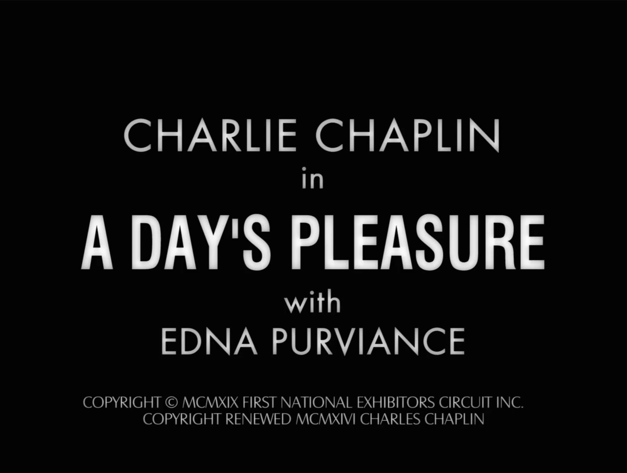 一日の行楽 A Day’s Pleasure