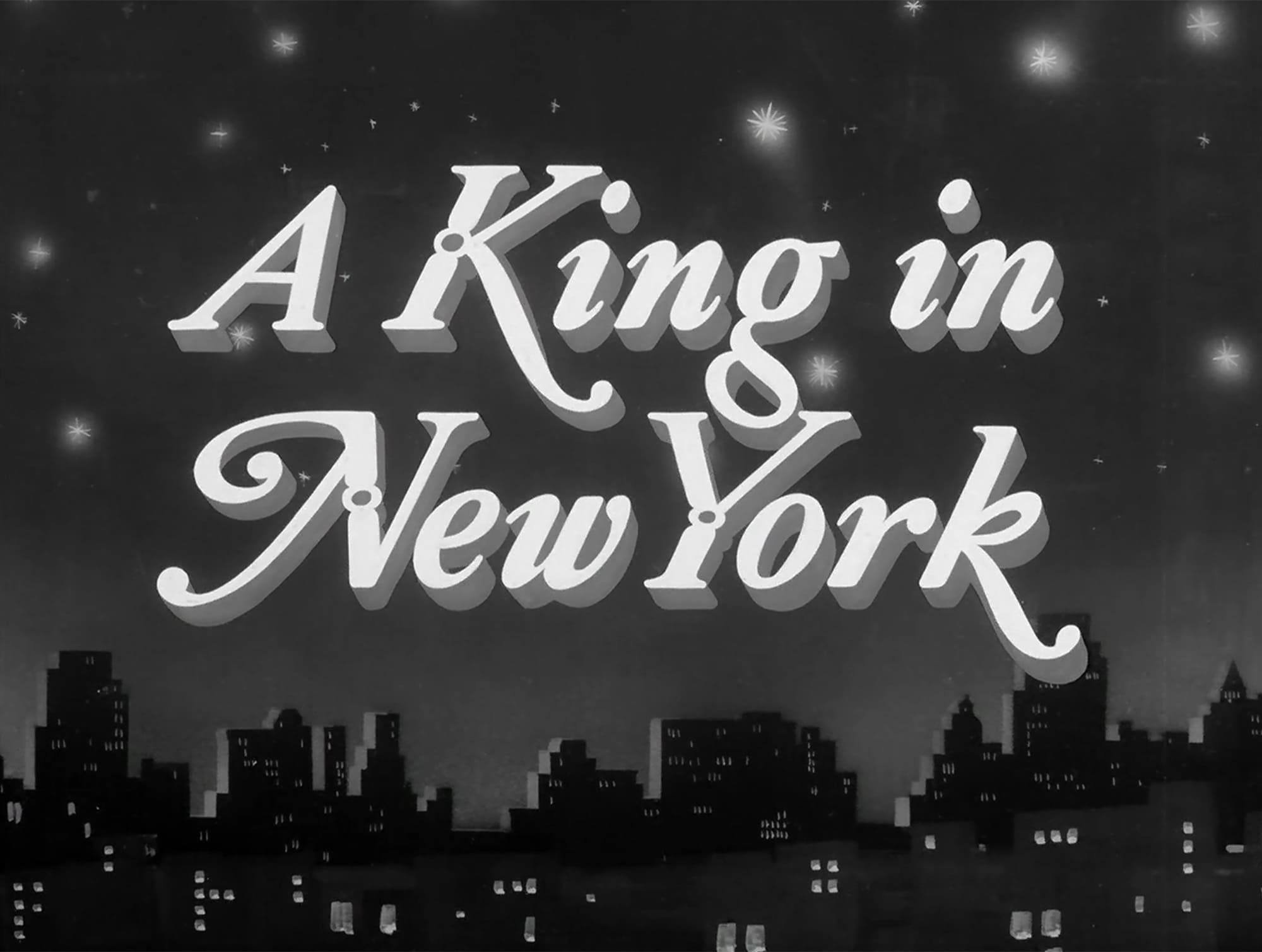 ニューヨークの王様 A King in New York