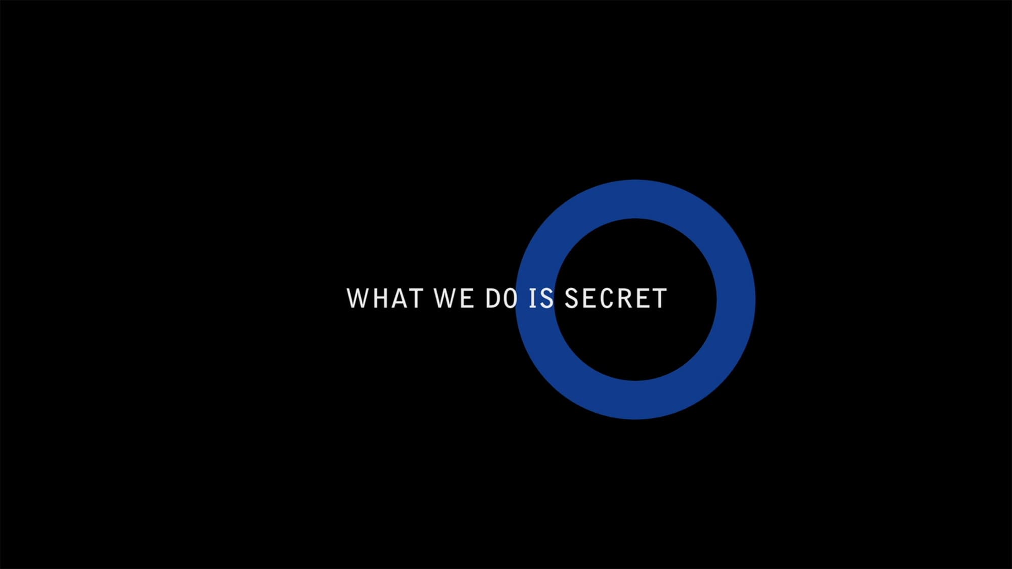 ジャームス 狂気の秘密 What We Do Is Secret