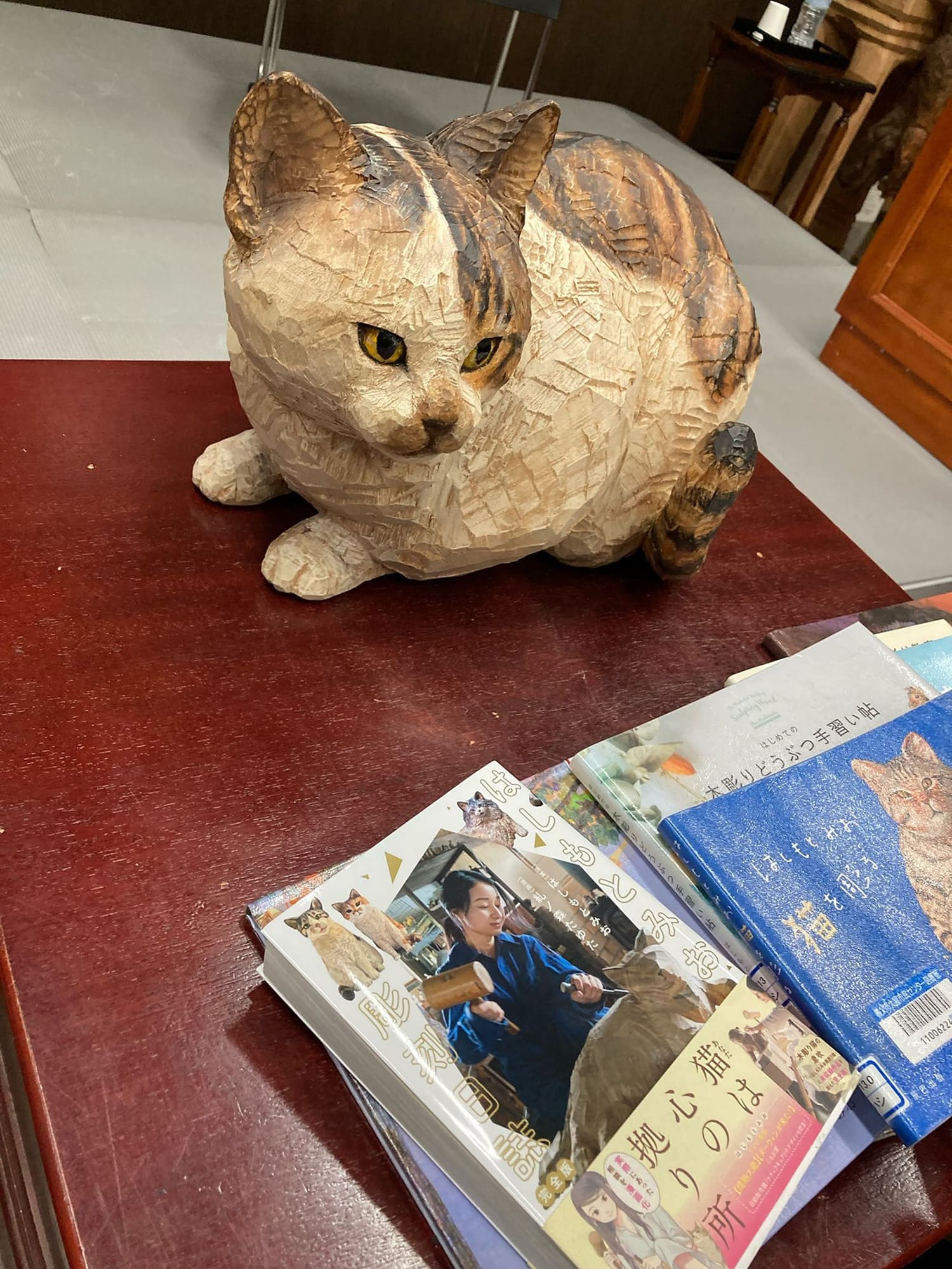 はしもとみおトークイベント 木彫フォークアートおおや