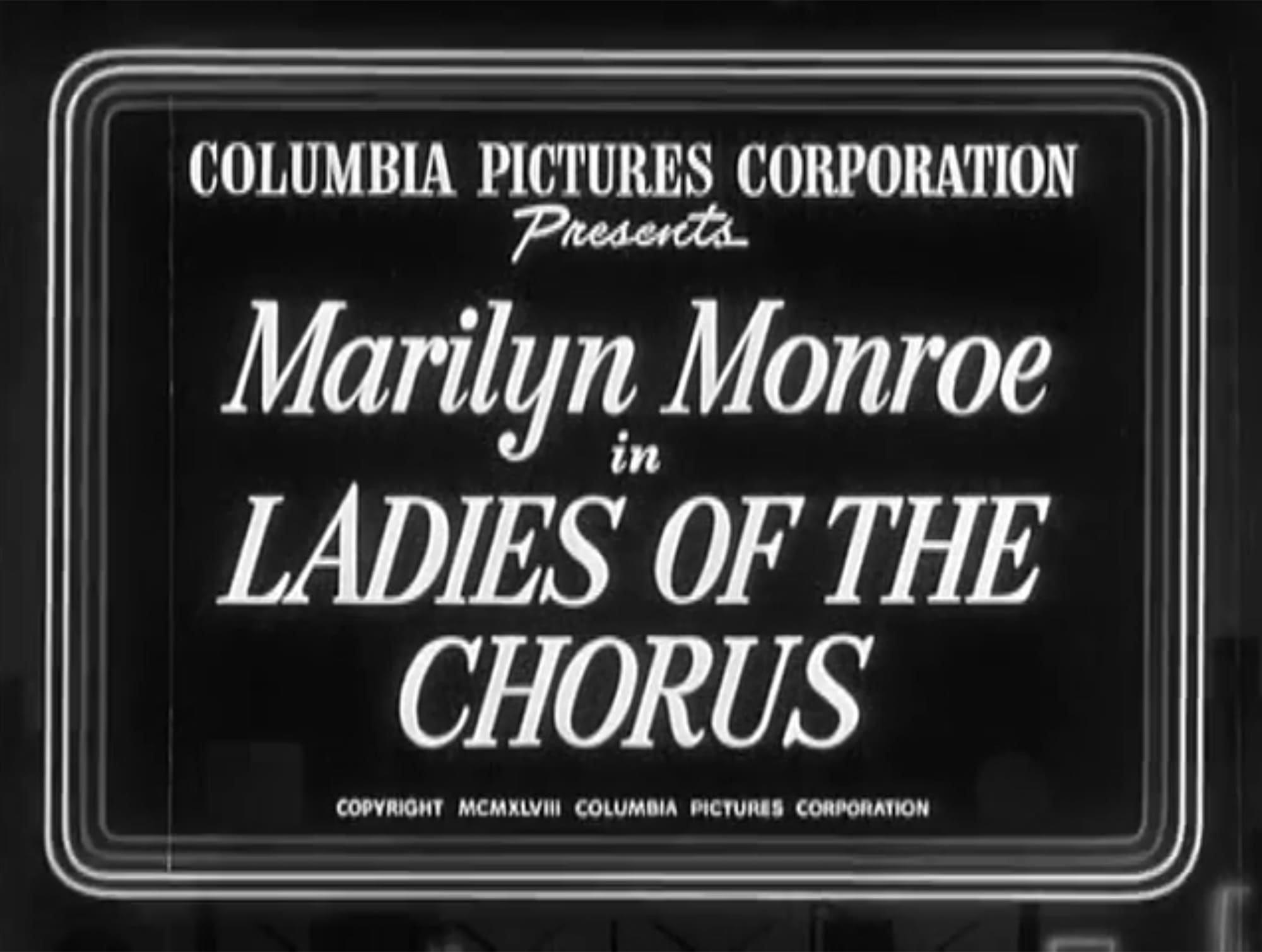 レディース・オブ・ザ・コーラス Ladies of the Chorus