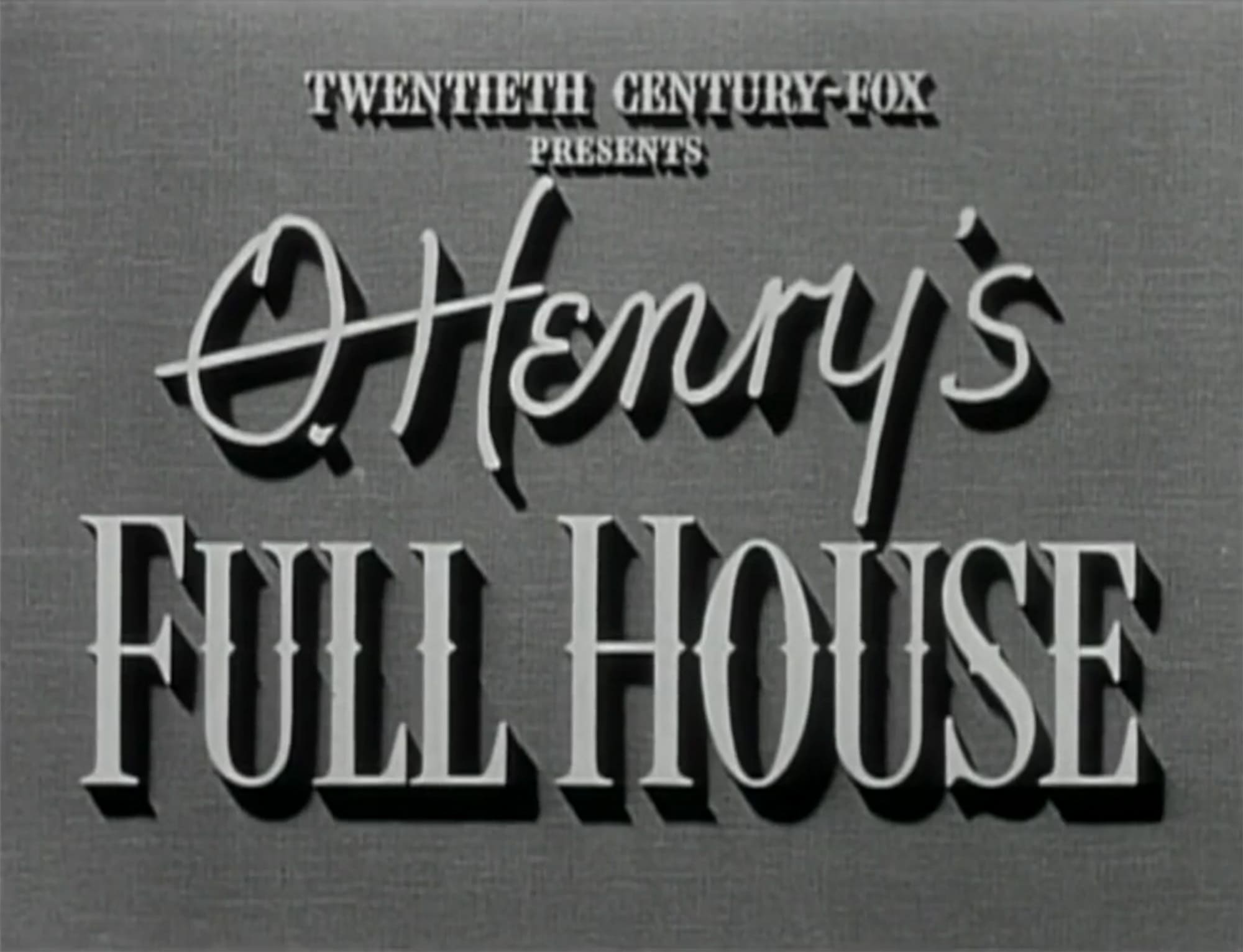 人生模様 O. Henry’s Full House