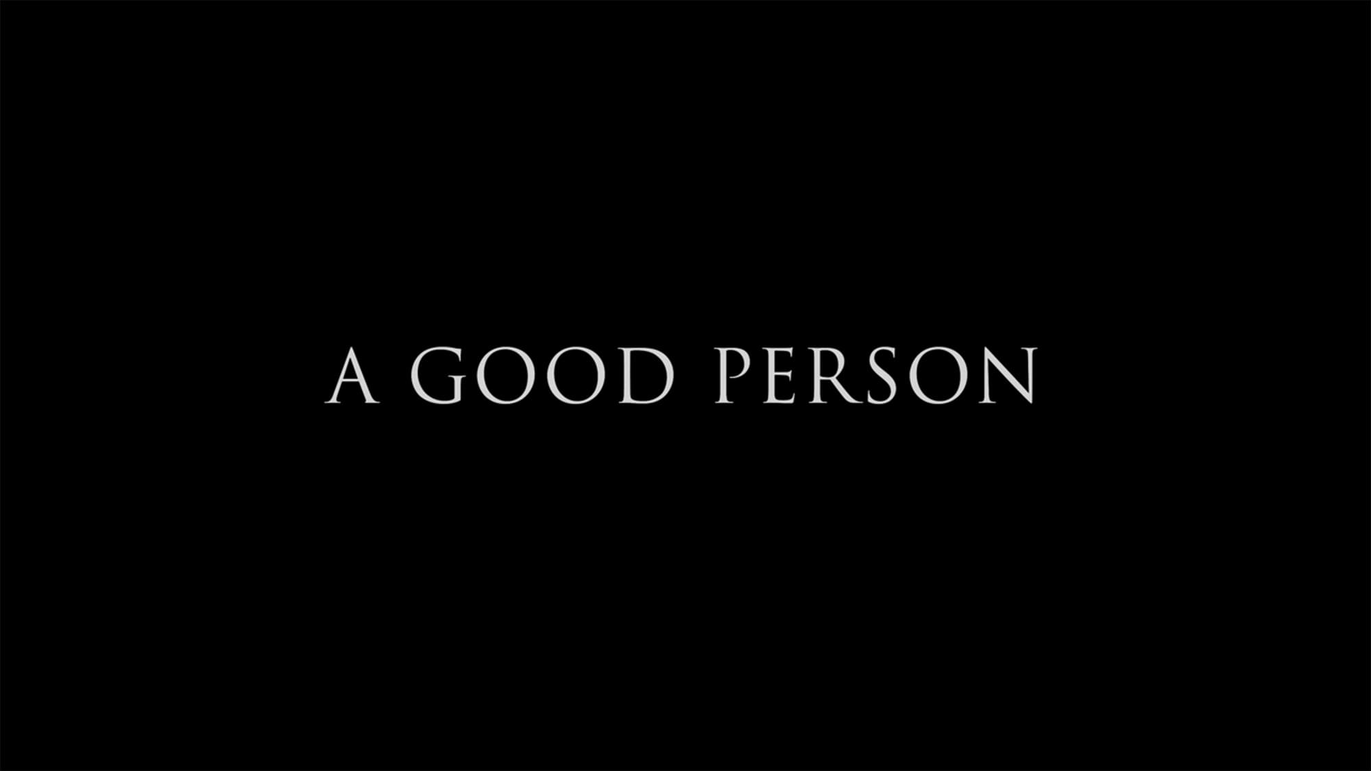 87分の1の人生 A Good Person