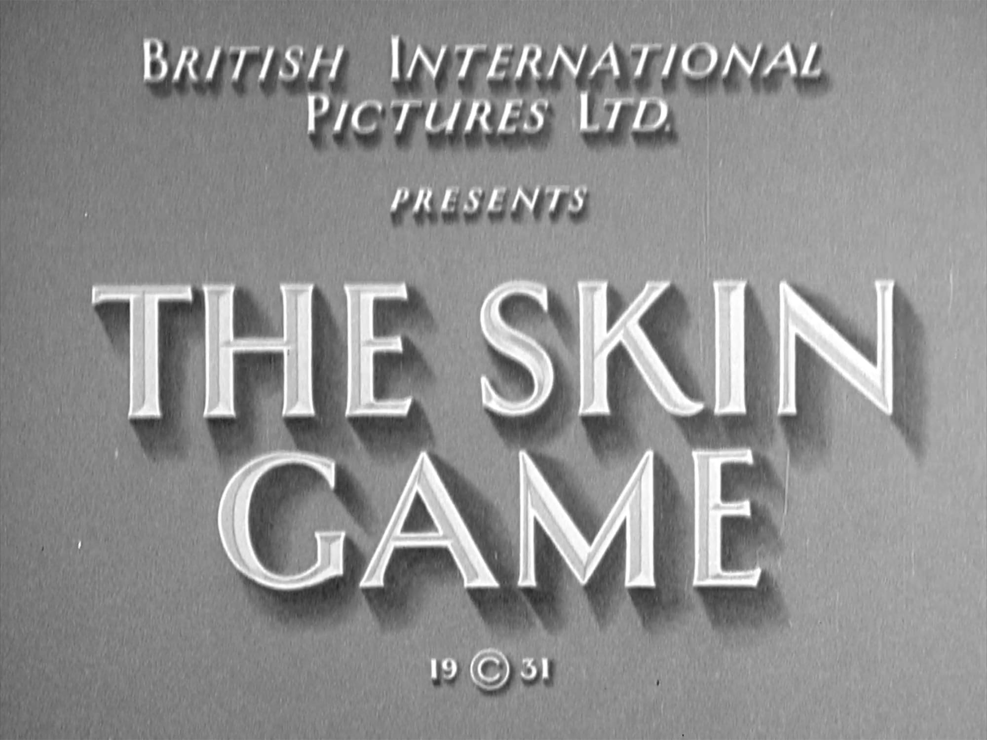 スキン・ゲーム The Skin Game