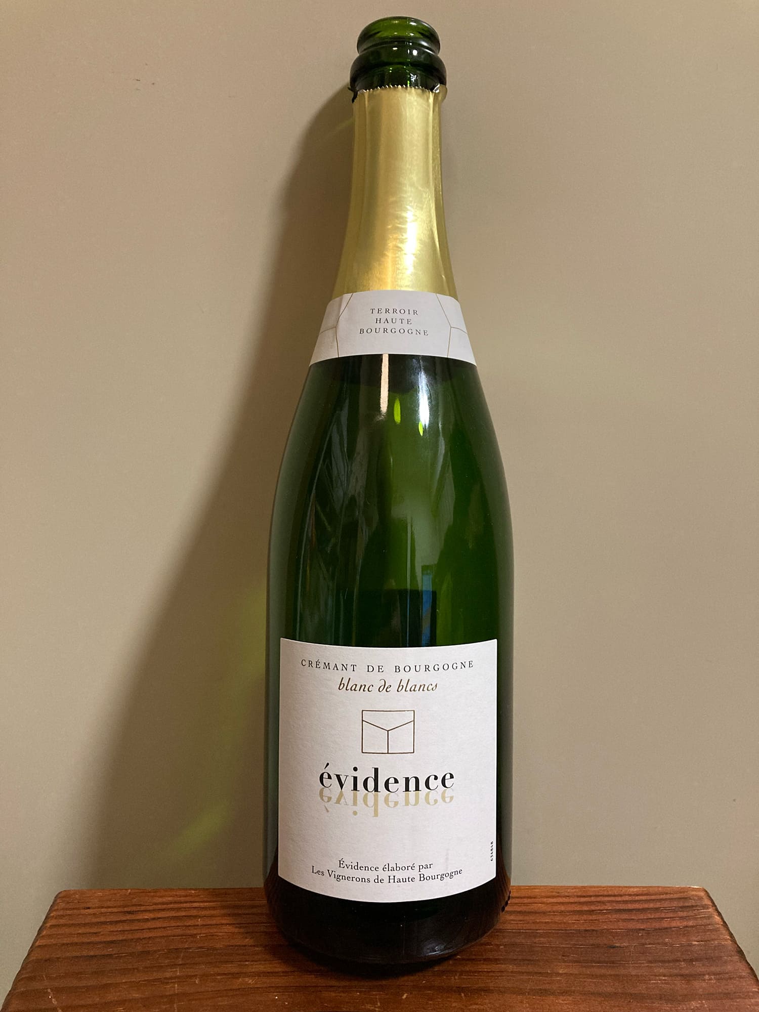 Les Vignerons de Haute Bourgogne Evidence Crémant de Bourgogne Blanc de Blancs