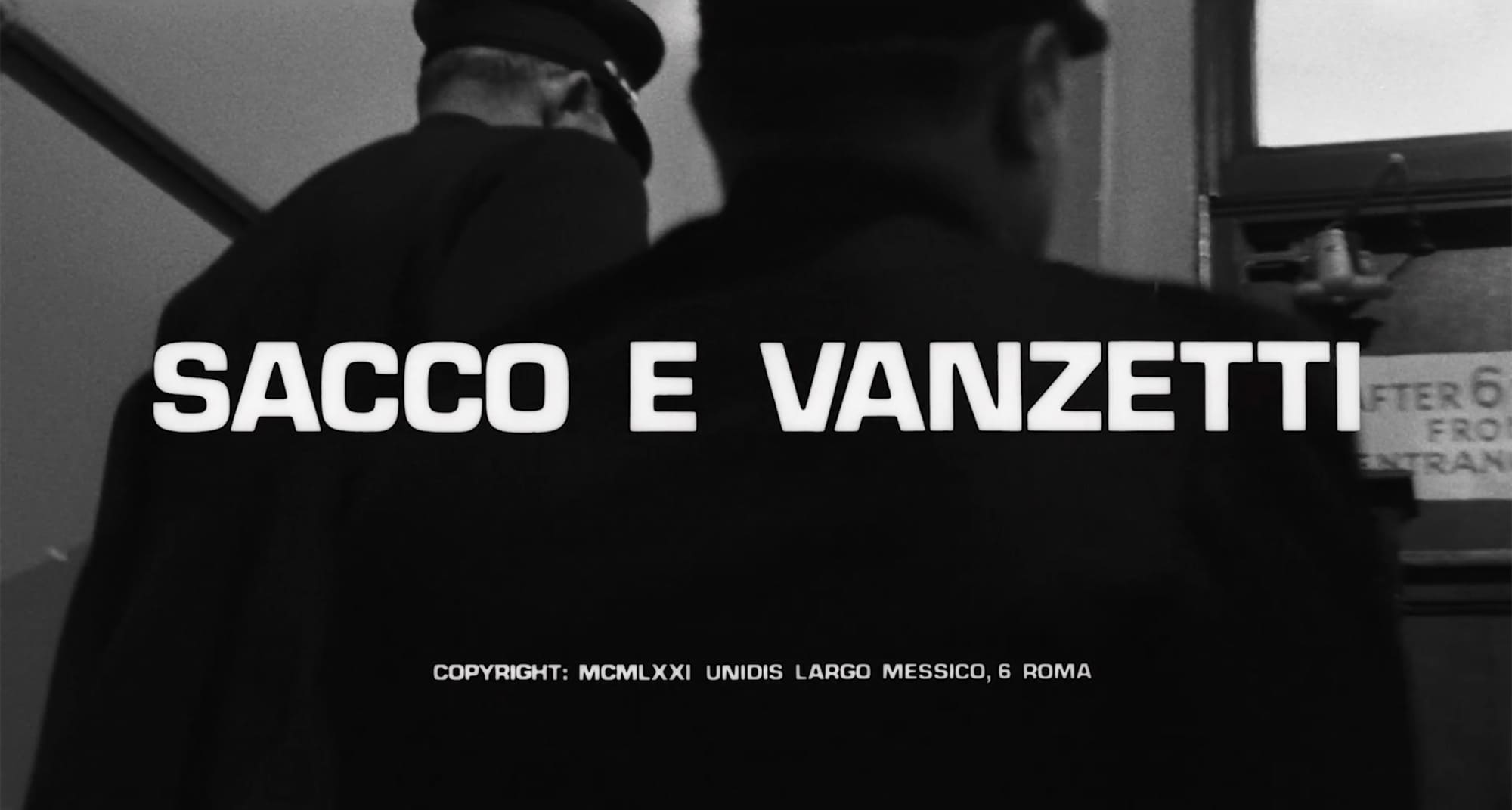 死刑台のメロディ Sacco e Vanzetti