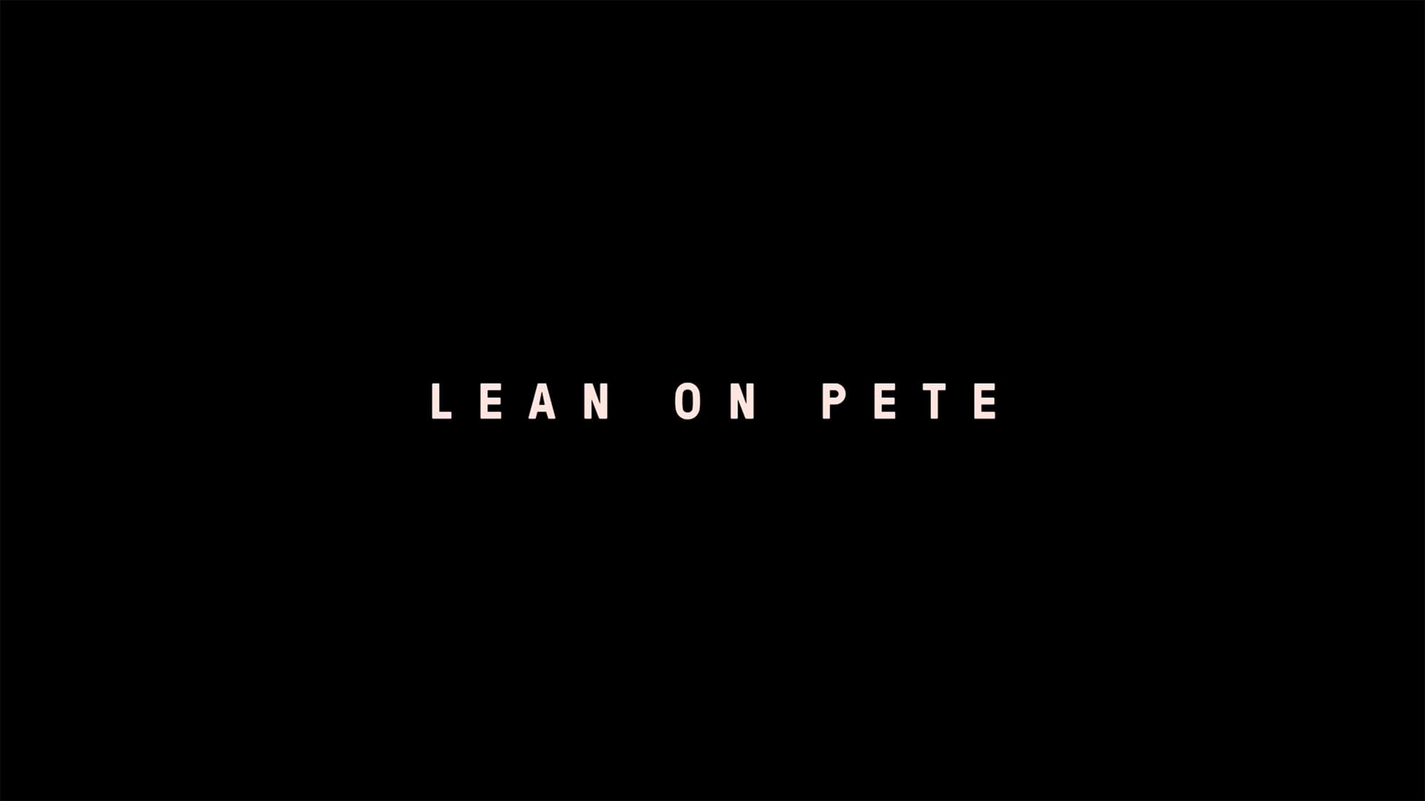 荒野にて Lean on Pete