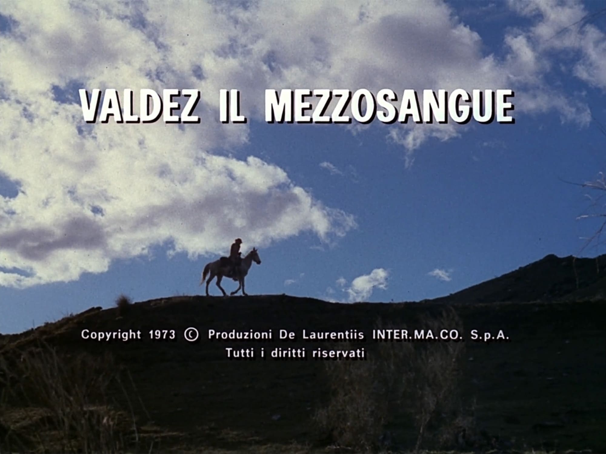 さらばバルデス Valdez, Il Mezzosangue