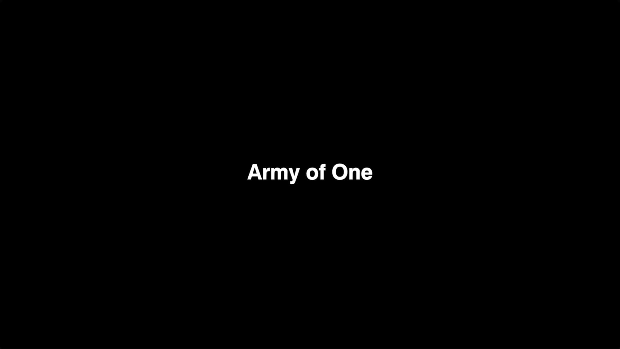 オレの獲物はビンラディン Army of One