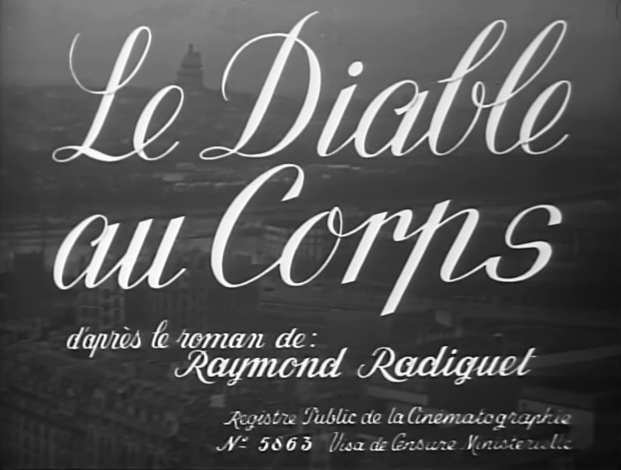 肉体の悪魔 Le Diable au corps Devil in the Flesh