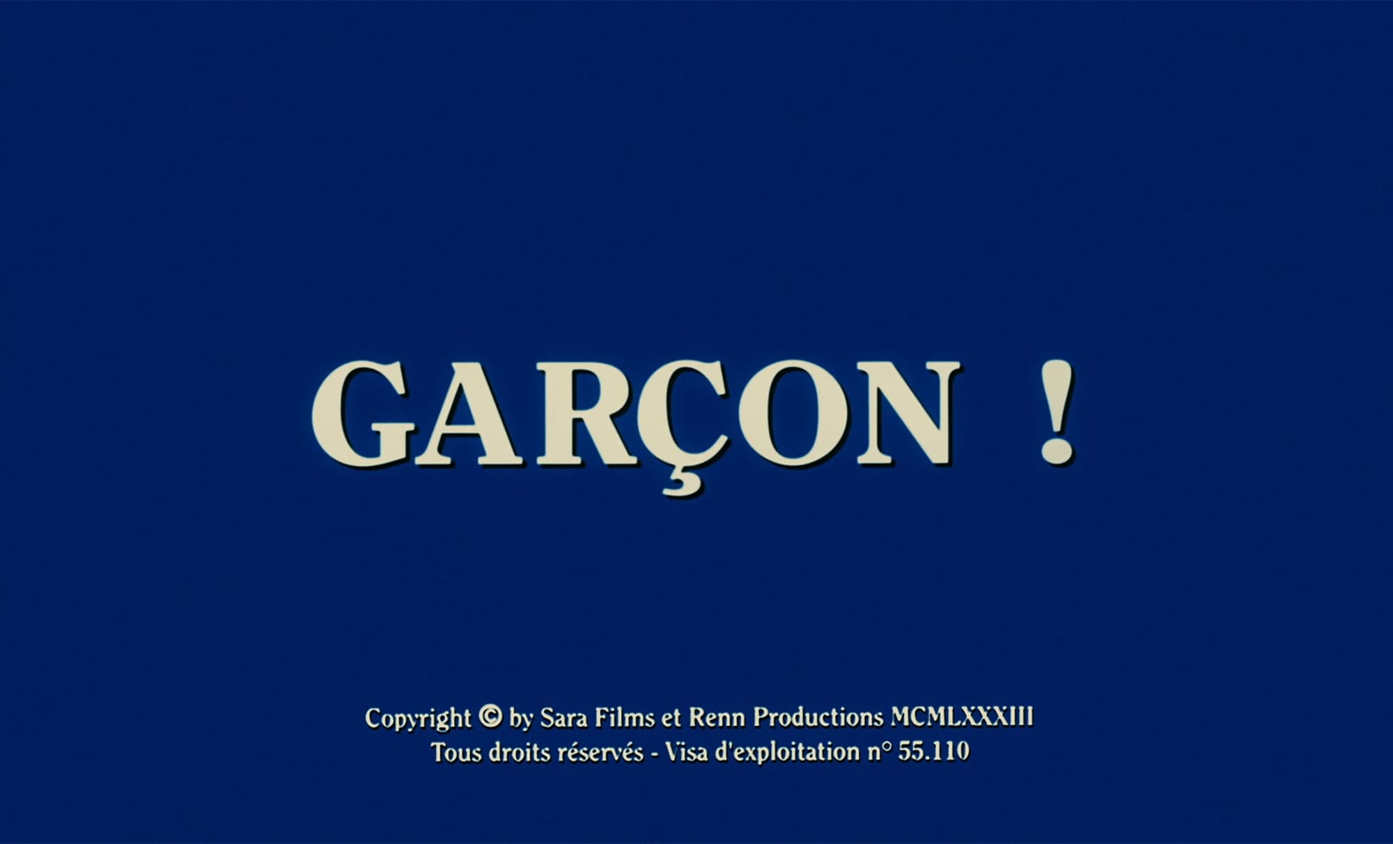 ギャルソン！ Garçon!