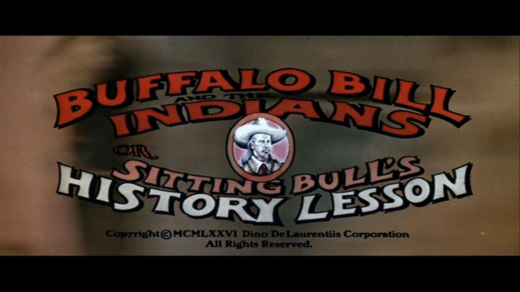 ビッグ・アメリカン Buffalo Bill and the Indians, or Sitting Bull’s History Lesson
