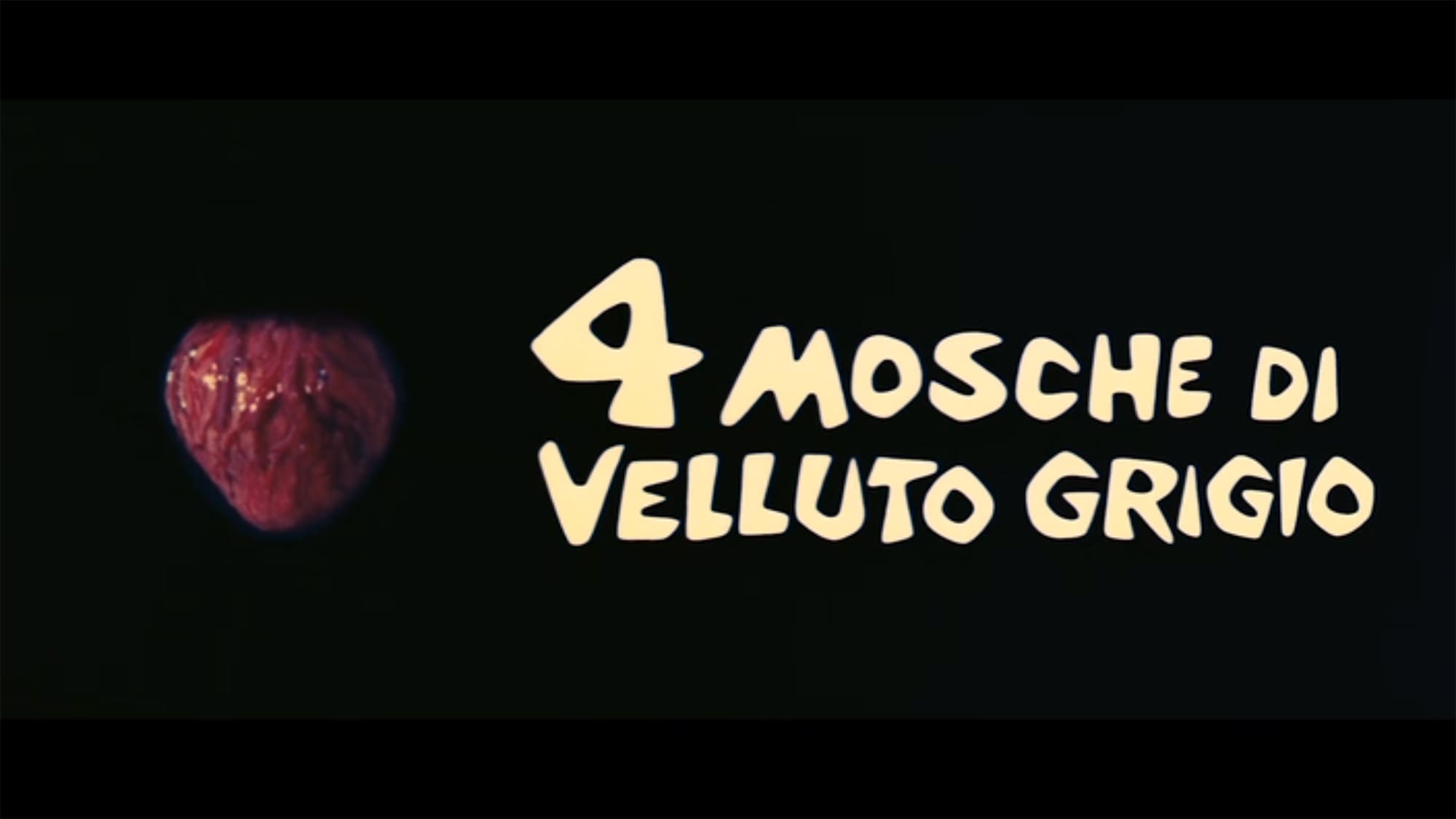 4匹の蝿 4 mosche di velluto grigio Four Flies on Grey Velvet